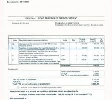 Devis Assainissement