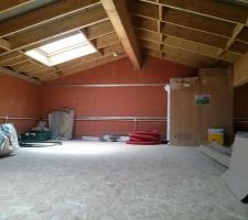 En haut sur la mezzanine