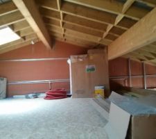 En haut sur la mezzanine