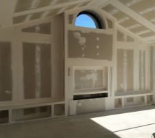 Meuble TV encastrée en placo