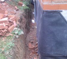 Étanchéité murs malmenée