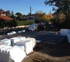 Mise en place des poutrelles