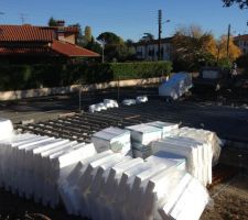 Mise en place des poutrelles