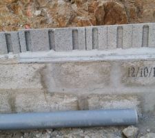 Niveau rectifié par arase étanche.