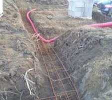 Ferraillage des tranchées