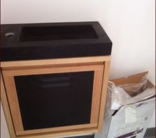 Chez ma fille, WC et lave main