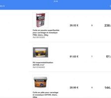 Achats le roy merlin &agrave; SGDB