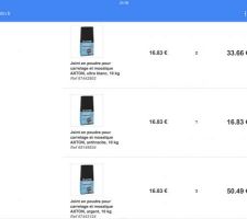 Achats le roy merlin &agrave; SGDB