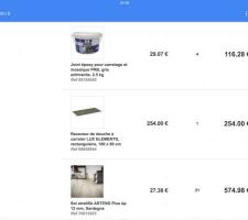 Achats le roy merlin &agrave; SGDB