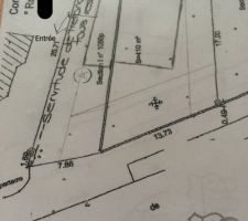 Implantation maison sur le terrain