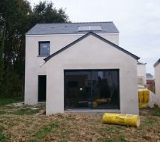 Enduit façade sud !