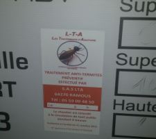 Au revoir les termites!!