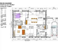 Plan du rez de chaussée