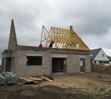 C'est parti pour la charpente