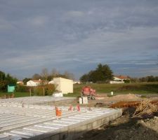 Suite des canalisations PVC posées