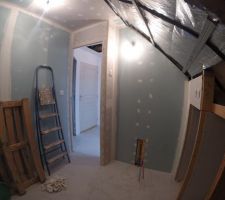Travaux à l'étage