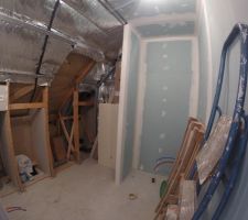 Travaux à l'étage
