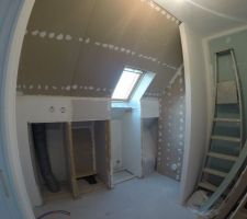 Travaux à l'étage