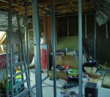 Travaux à l'étage