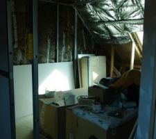 Travaux à l'étage
