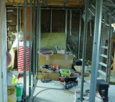 Travaux à l'étage
