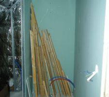 Travaux à l'étage
