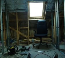 Travaux à l'étage