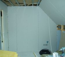 Travaux à l'étage