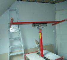 Travaux à l'étage