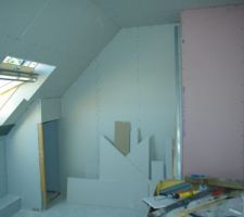 Travaux à l'étage