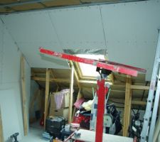 Travaux à l'étage