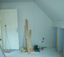 Travaux à l'étage