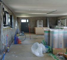 Mise en place des lisses haute et basse.
