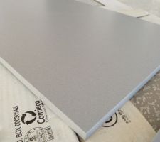 Carrelage (Gres cerame pleine masse 30x60) commandé sur internet de la gamme Icon, nuance Pearl  de Leonardo Ceramica