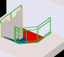 Photos 3D de notre futur escalier (étage)