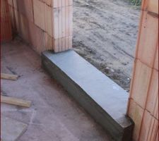 Seuil de la porte fenêtre