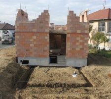 Fondations pour le garage