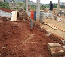Dallage sur terre plein : plomberies