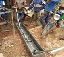 Fabrication artisanale (thermique) d'un vibrateur de surface pour le dallage