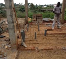 Dallage sur terre plein : plomberie