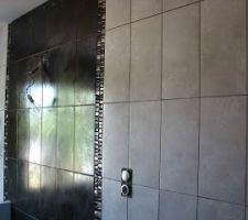 La salle de bain après