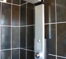 La salle de bain après