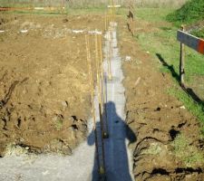 Fondations coul&eacute;es en cours de s&eacute;chage :)