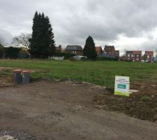 Notre parcelle de terrain de 450m2 sur le Hameau de la campagnette &agrave; Templeuves