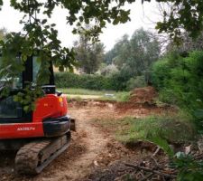 Le terrassement a débuté