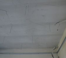 Plafond avant faux-plafond