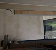 Rail pour porte coulissante entre s&eacute;jour et bureau