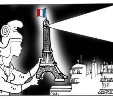 Hommage aux victimes de Paris