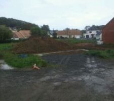 Commencement des travaux.