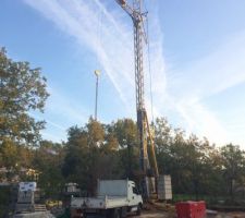 La grue est en place